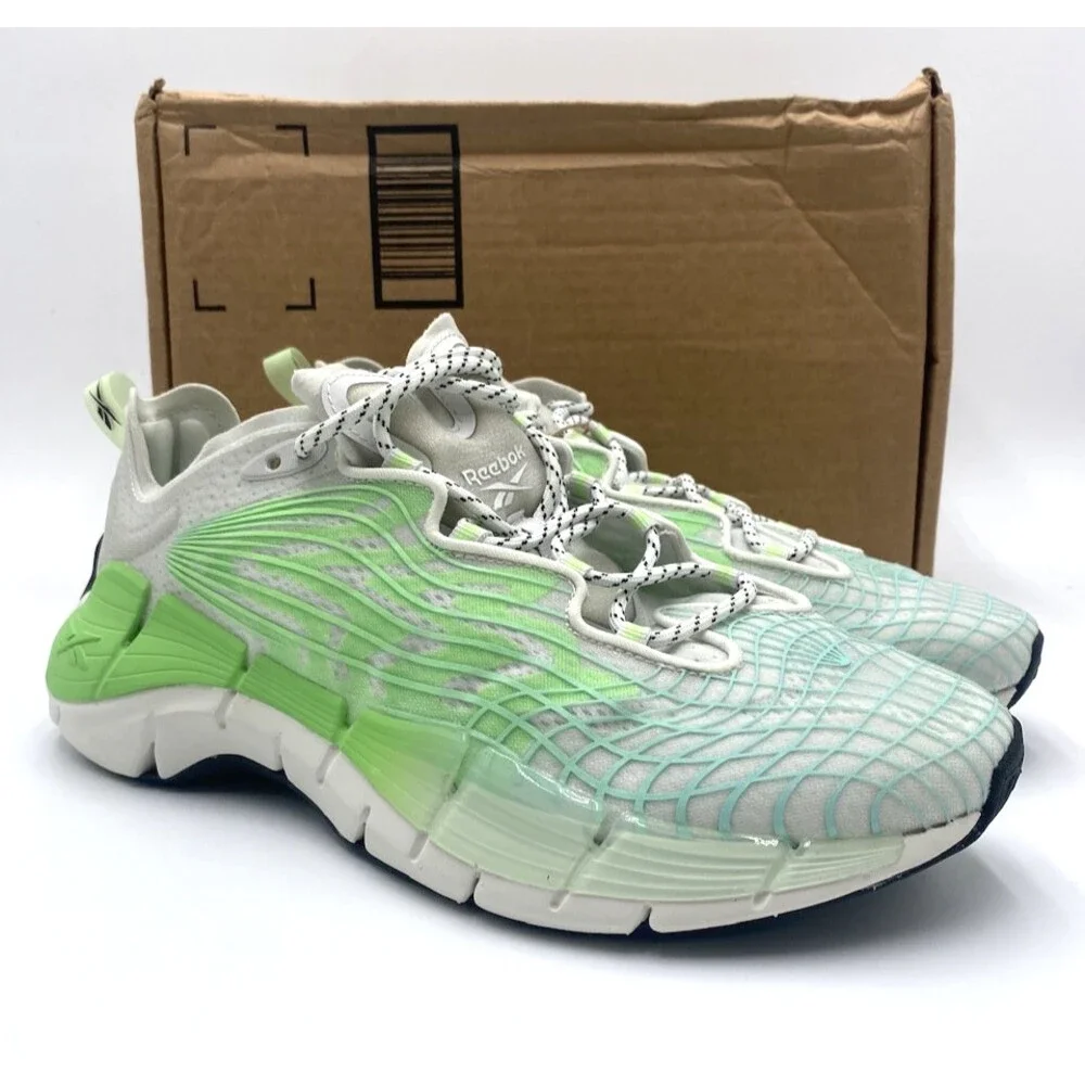 Reebok ZIG KINETICA II Women's NEW Lifestyle Sneaker Green US Size 9.5